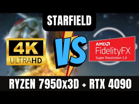 STARFIELD Benchmark Ryzen 7950x3D + RTX 4090 OC - FSR 2 not working?