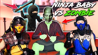 Scorpion VS Sub-Zero in Granny Simulator! Baby Ninja VS Zombie Granny | MK11 PARODY! screenshot 4