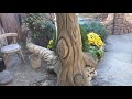 имитация сухого дерева из арт бетона