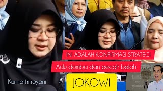 KURNIA TRI ROYANI SEBUT JOKOWI MENGGUNAKAN STRATEGI ADU DOMBA PECAH BELAH 
