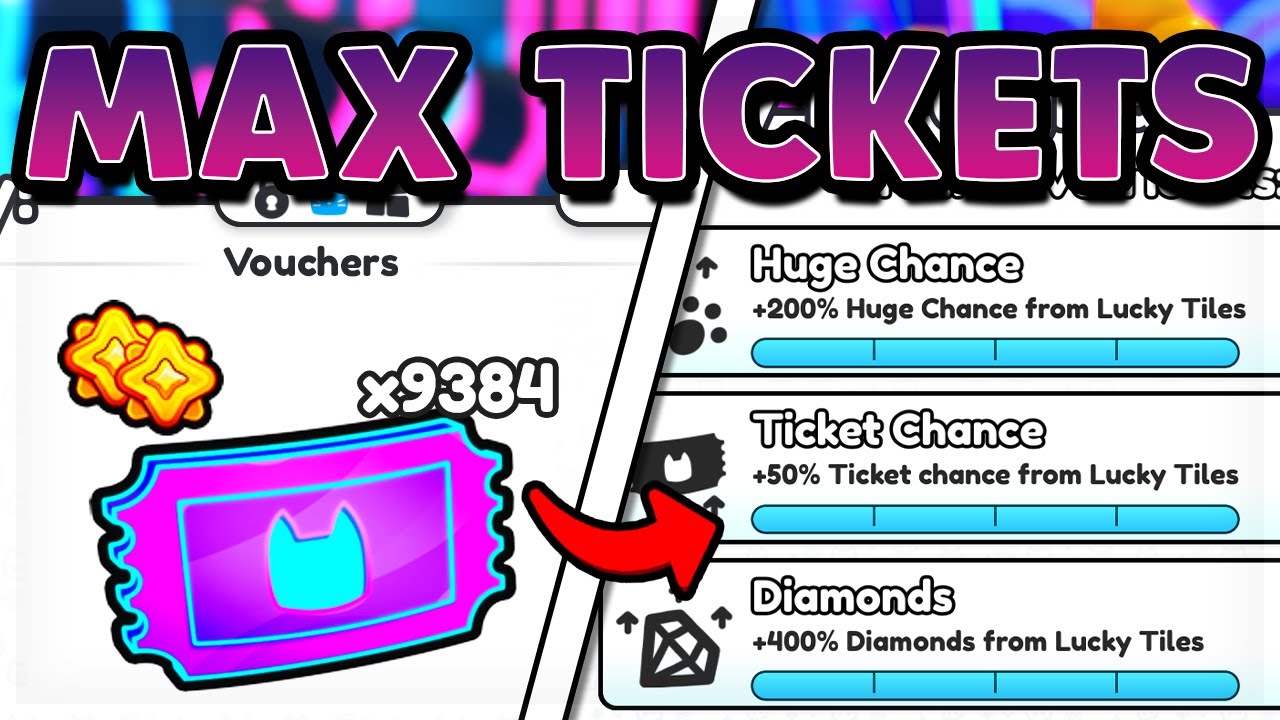 I GOT *MAX* RAVE TICKETS And INSTANTLY MAXED UPGRADES In PET SIMULATOR 99!