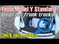 Frohes Neujahr - Blick in den Frunk - ist er noch trocken oder nach 1.500 km feucht geworden?