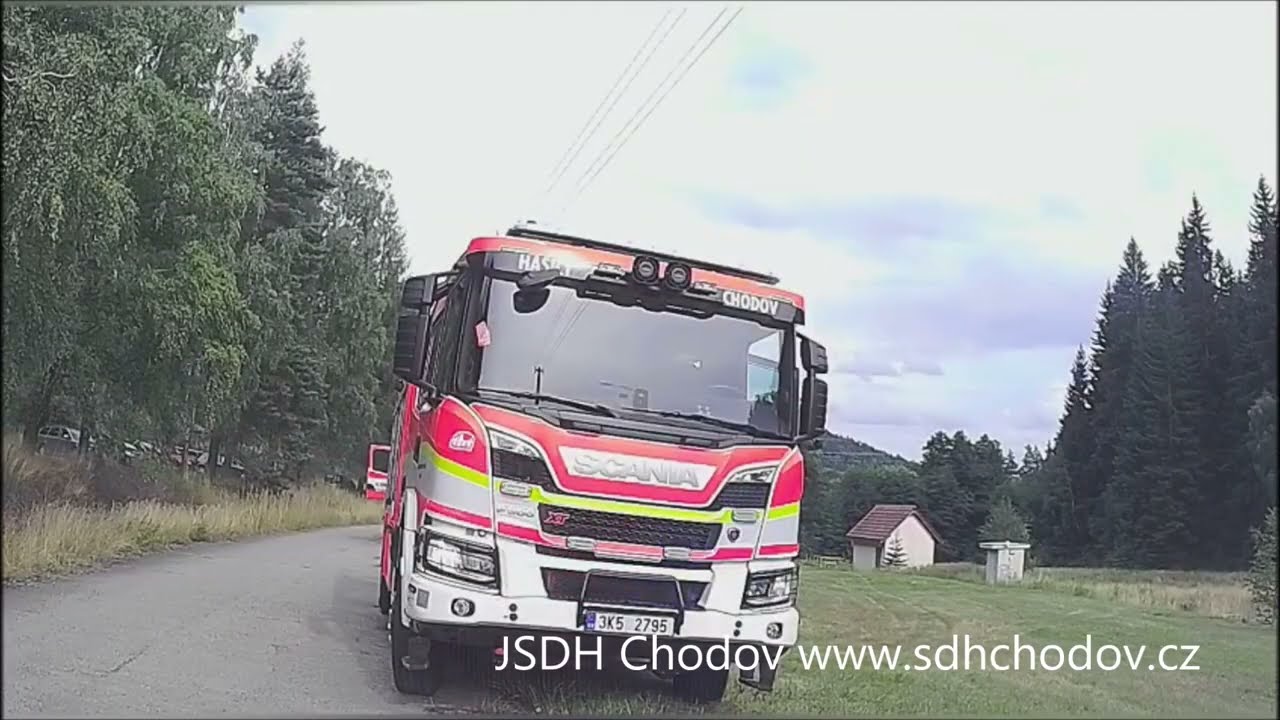 Hasiči Chodov (SO) - záchrana osoby u přehradní nádrže Tatrovice - 20. 7. 2025