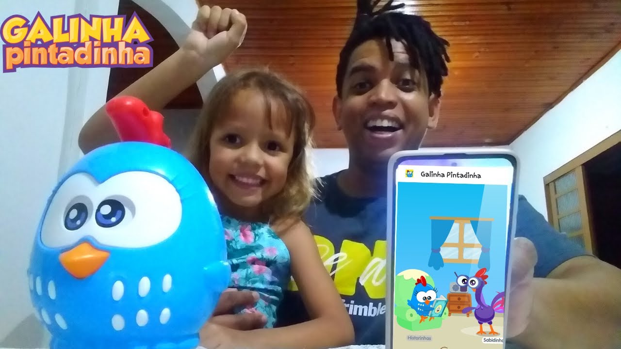 OK GOOGLE BRINCAR MUSICA GALINHA PINTADINHA - FAMILIA BLACK - YouTube