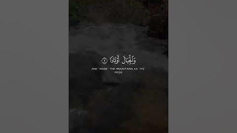 القارئ سالم الرويلي - سورة النبأ | مقاطع قرآن قصيرة وحالات واتس إسلامية 🌱