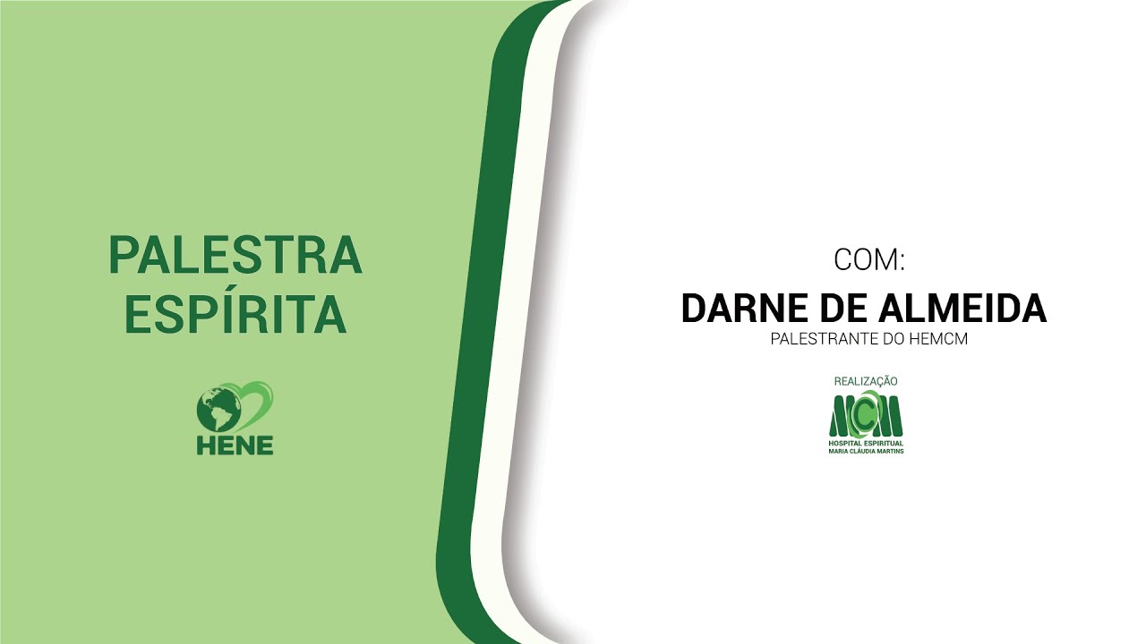 🔴   “AS LEIS DO CORPO E AS LEIS DO ESPÍRITO” com DARNE DE ALMEIDA.