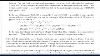 Calculus 7.9 Total, Present, and Future Value