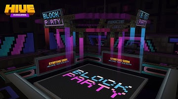 Getting 1st place on the new hive game mode Block Party