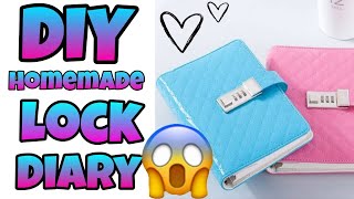 DIY HOMEMADE LOCK DIARY //How To Make Lock Diary At Home //Creative Gargi screenshot 3