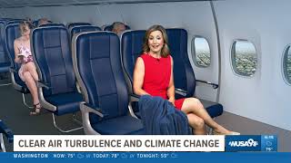Climate change may lead to bumpier airplane rides