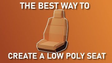 Why This Low Poly Seat Works