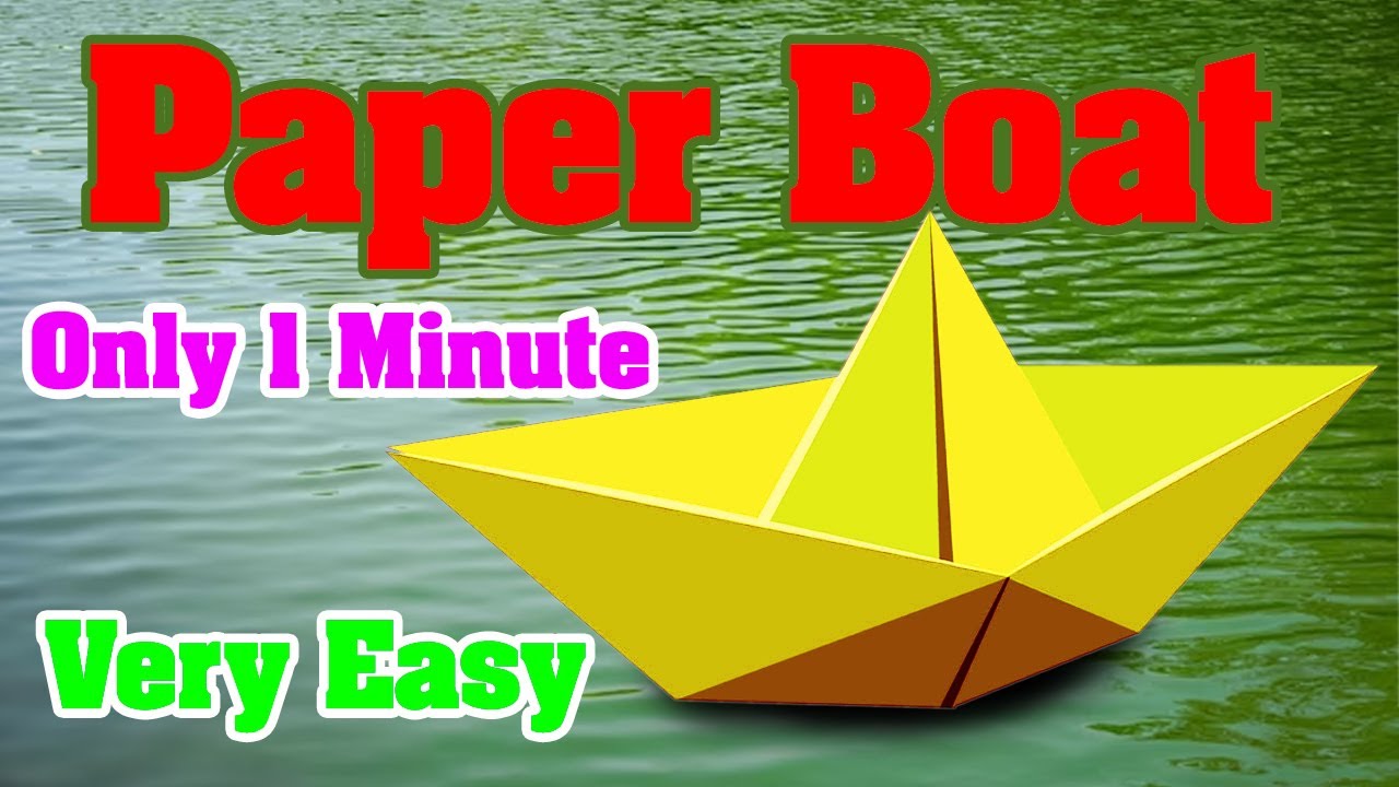 How To Make Paper Boat I Origami Paper Boat I Creative Things With how-to-make-paper-boat-i-origami-paper-boat-i-creative-things-with