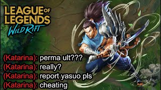 REPORT YASUO FOR CHEATING