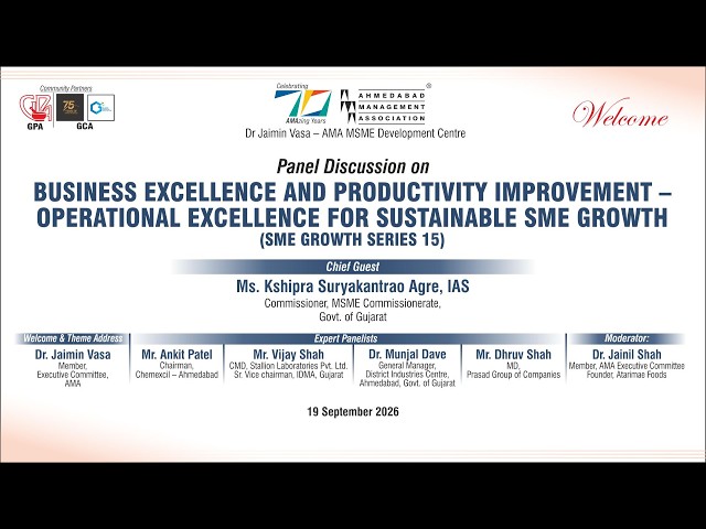 Business Excellence and Productivity Improvement – Operational Excellence for Sustainable SME Growth