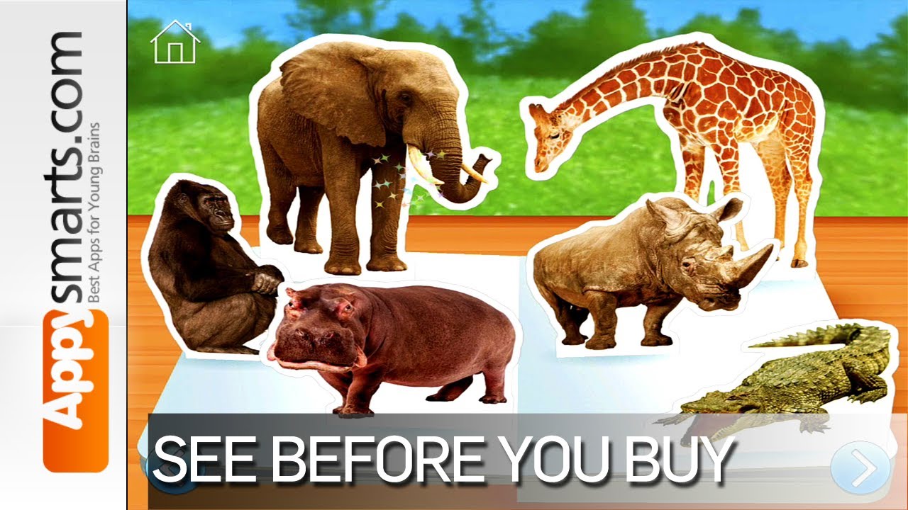 Zoo Animals ~ Touch, Look, Listen by StoryToys - video review - YouTube