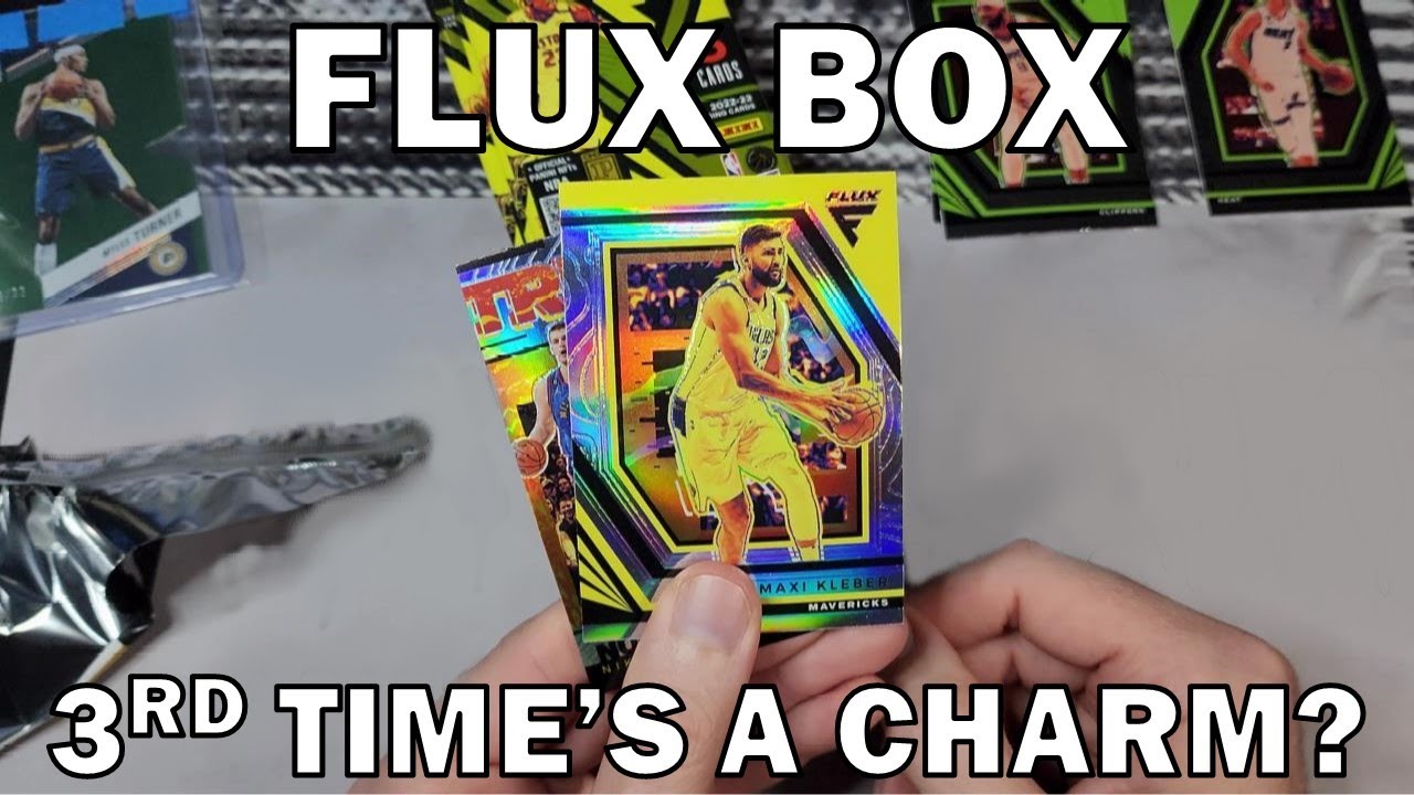 BOX BREAK: 1 Hobby Box of 2022–23 Panini Flux Basketball | The 3rd