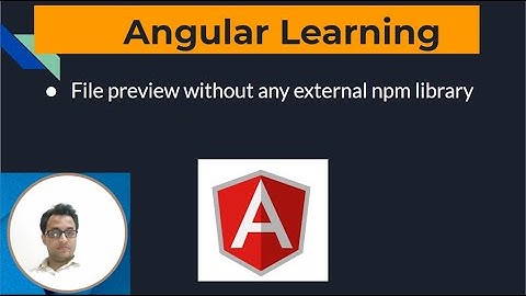 File preview in Angular | iframe | Latest November 2023