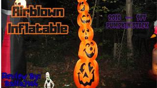 Details REVIEW: Gemmy 2010 9ft Airblown Inflatable Pumpkin Stack For Halloween (Lowe's Version) Update