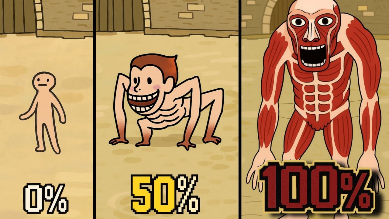 Aku 100% Colossal Titan di Titan Evolution Party