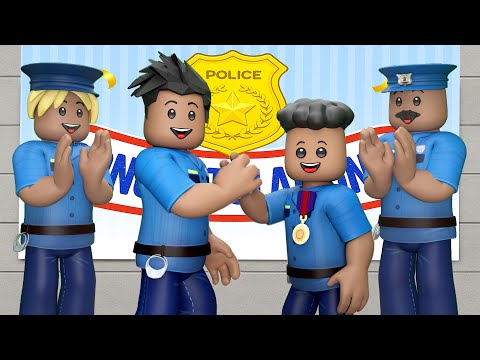 ROBLOX Brookhaven 🏡RP: Poor Child Becomes a Police - Roblox Animation
