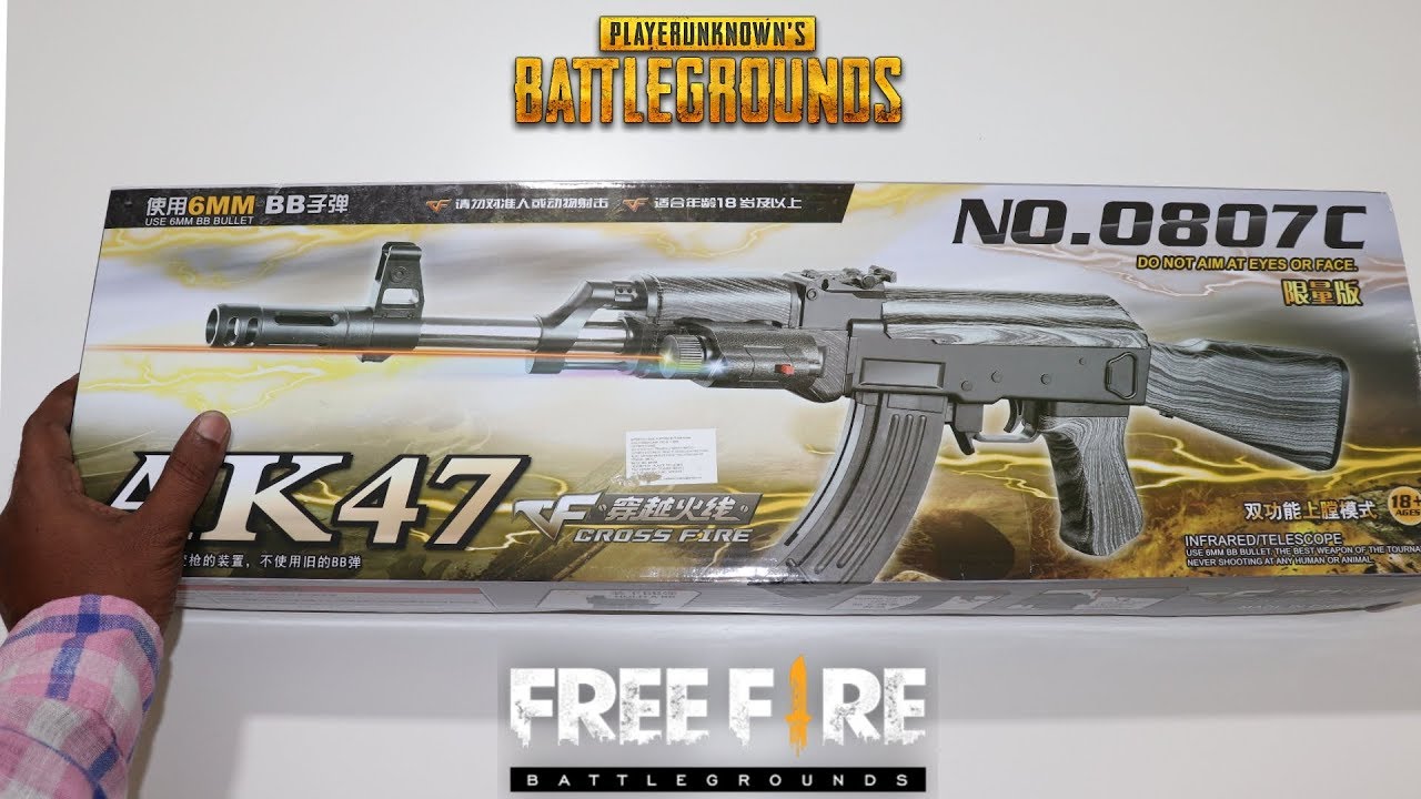 Pubg Freefire Akm Toy Gun Unboxing Testing Chatpat Toy Tv Youtube