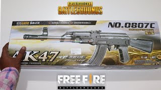 PUBG & Freefire AKM Toy Gun Unboxing & Testing - Chatpat toy tv