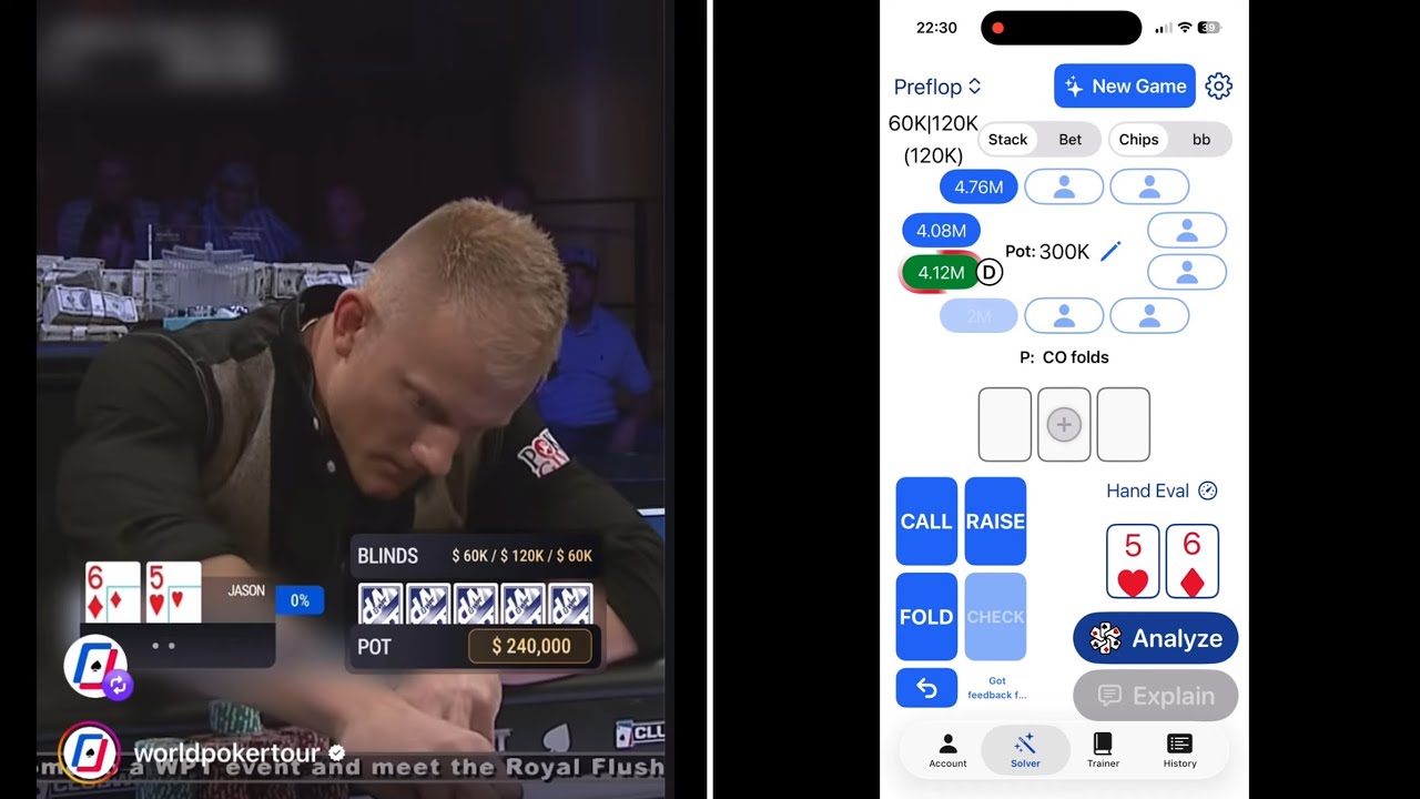 Jason Koon crushed, gasping for air - Final table World Poker Tour