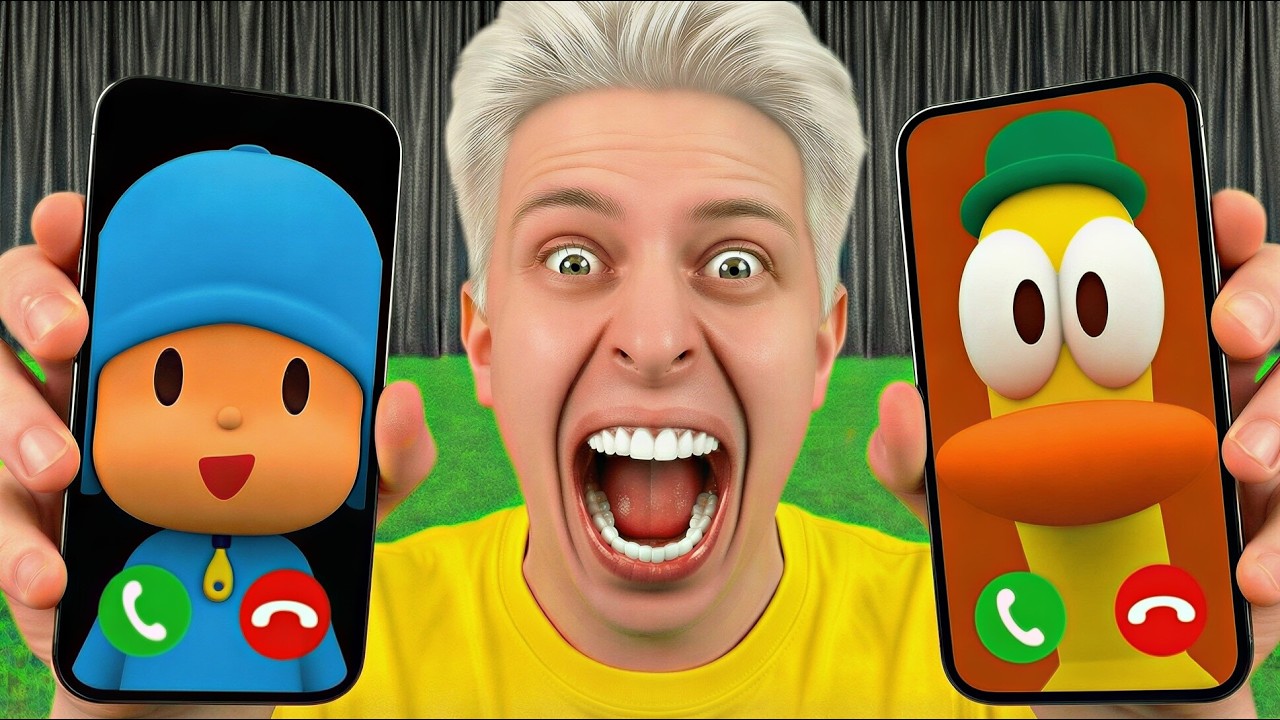 Я звоню ВСЕМ персонажам POCOYO в 3:00 ночи! Pocoyo, Elly, Pato