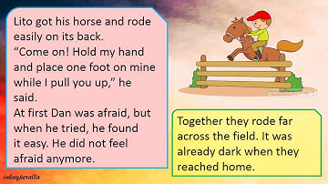 DEVELOPING READING POWER Exercise 2, How Dan Learned to Ride a Horse