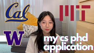 CS PhD application & planning: How I got into everywhere (MIT, Berkeley, etc.)