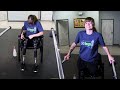 Double amputee mountain climber gets new bionic legs