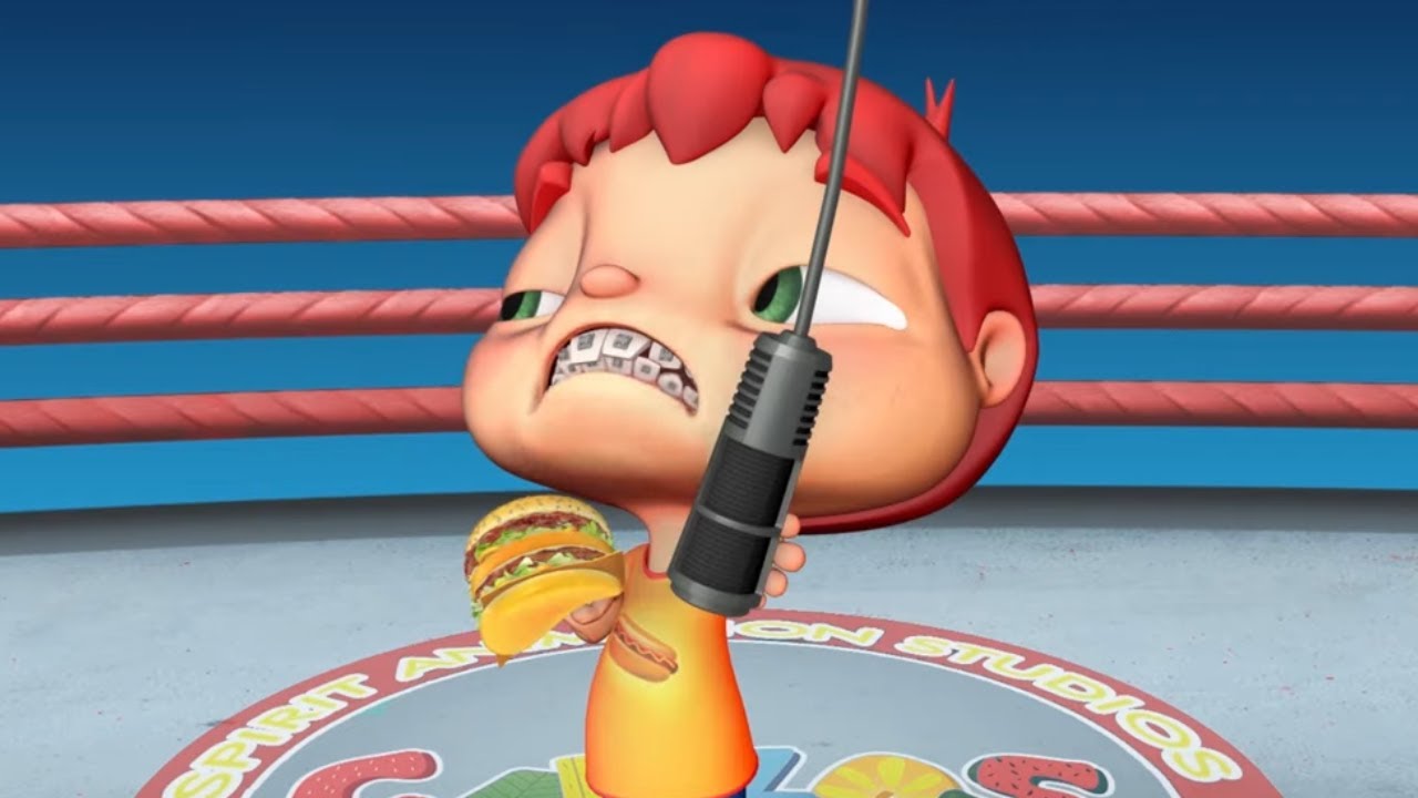 CARLOS vs BURGER FRED | Carlos Série Animada | Desenhos Animados para Crianças