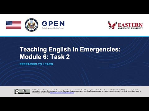 Module 6 Task 2 Preparing to Learn - YouTube