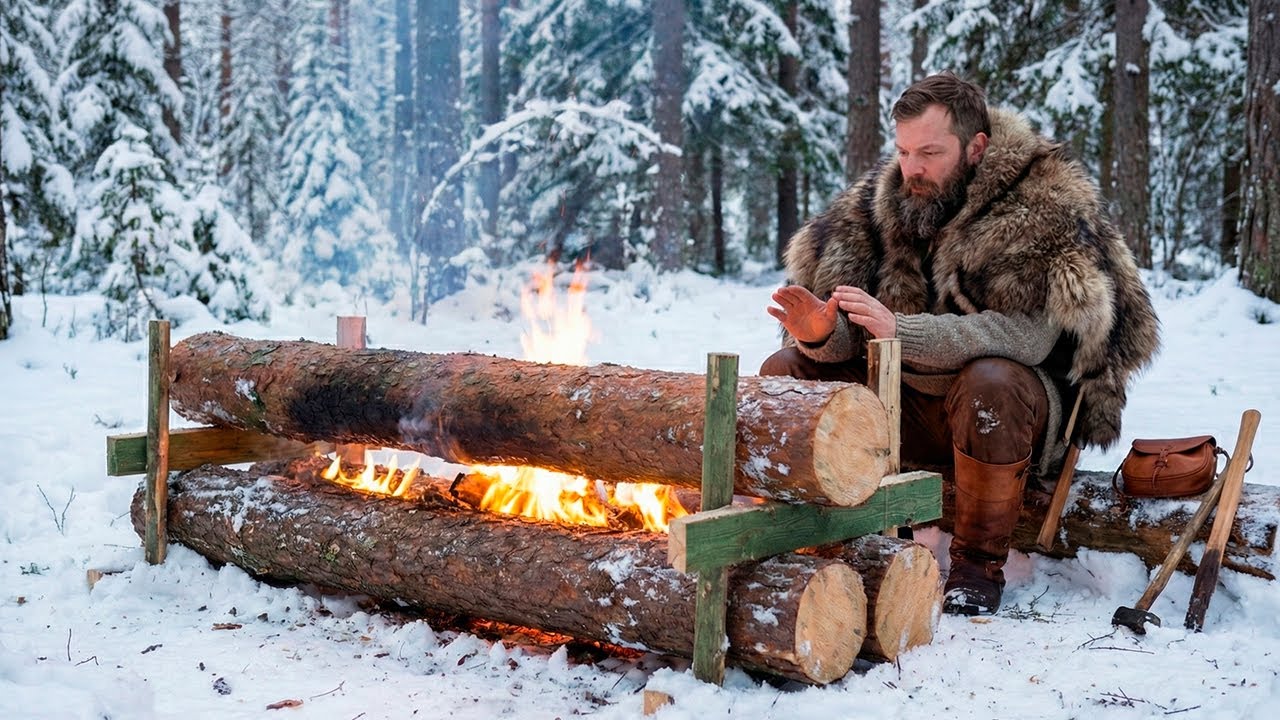 Survival Experts Called It Primitive—Until This Medieval Fire Outlasted Their $500 Gear in -40°F