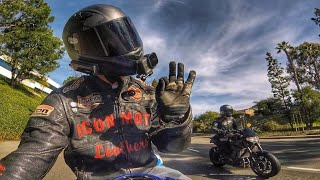 Im a bad friend... and my motorcycle is WAY faster!
Please Support my Patreon
https://www.patreon.com/SuburbanDelinquent
Extra Delinquent / Dirtbike Channel https://www.youtube.com/extraDELINQUENT
This video made possible by:
***TrickWonders***, Captain, J&J Productions, Jools, Nico de Vries, Paul Begbie, R_Aaron_C, Richard Cutting, Taylor Morgan
+++CHANNEL PARTNERS+++ (please support)
+LUIMOTO Designer Moto Seats+
Click here to check them out! - https://bit.ly/2FJ1B8V
+Voss Helmets+
https://www.vosshelmetsusa.com/?rfsn=3435424.7d8333
Suburban Delinquent is protected by:
+Law Offices of Henry Haddad+
Are you in SoCal and need a lawyer?
Call Attorney Henry Haddad immediately at: 213-387-0099
http://www.henryhaddadlaw.com/ma
+Chaparral Motorsports+ Sales/Service/Online
https://www.chapmoto.com/
Send me Mail
Suburban Delinquent
PO BOX 81074
R.S.M, CA 92688-0654
***Suburban Delinquent edition TBR exhausts***
SPORT / CRUISER / OFFROAD / MINI
For pricing, sales, and more information please contact: Danny at 714-494-1883 or by email at: Danny@TwoBros.com
Suburban Delinquent stickers/hats/shirts/swag available at:
http://www.suburbandelinquent.com
See more of SUBURBAN DELINQUENT at:
http://www.SuburbanDelinquent.com
http://www.Facebook.com/SuburbanDelinquent
http://www.Twitter.com/SubDelinquent
http://www.instagram.com/suburbandelinquent
https://www.patreon.com/SuburbanDelinquent
Bikes
2008 Suzuki GSX-R 750
2012 Triumph Speed Triple 1050
Helmets
VOSS 989 - https://vosshelmetsusa.com/subd
VOSS 988 - https://vosshelmetsusa.com/subd
Jackets
ICON - Basehawk (Discontinued)
ICON - Retro Daytona Leather (Discontinued)
Gloves
Oakley Auto 2.0 - https://amzn.to/2KmSGgx
Boots/Shoes
Adidas Superstar - https://amzn.to/2YQhv8B
Cameras
GoPro Hero Session 5 (on helmet) - https://amzn.to/31vY46L
GoPro Hero Session (off bike shots) - https://amzn.to/2yJPNzq
Canon G7-X Mark III (off bike shots) - https://amzn.to/2yE4btc
Lighting
Lume Cube - https://amzn.to/2Kw79Wc
Microphone
Purple Panda Mic - https://amzn.to/33gnXZW
GoPro Mic Adapter - https://amzn.to/2YNtYcZ
Batteries/Charging
Anker Power Bank - https://amzn.to/2MJly47
Anker USB Charger - https://amzn.to/2KhfxK6
USB Braided Cables - https://amzn.to/2YNv5tb
Helmet Accessories
SENA 30K - https://amzn.to/2yJhUis
Editing
Adobe Premiere Pro - https://amzn.to/31npXOc
Adobe Photoshop - https://amzn.to/2YuG1Ra
Macbook Pro - https://amzn.to/2YQqDKp
MISC
GoPro Remote - http://amzn.to/1N6r7DQ
128GB Memory Card - https://amzn.to/2ME6Dbn
External Hard Drive - https://amzn.to/31nrC6o
Tie Down Straps - https://amzn.to/2GOTSXu
#MrPickles #fz09 #foodreviews #foodgod #subd #motovlog #sportbike #streetbike #henryhaddad #chapmoto #luimoto #vosshelmets Im a bad friend... and my motorcycle is WAY faster!