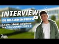 Interview de khaled en prpa  quelques jours des concours 