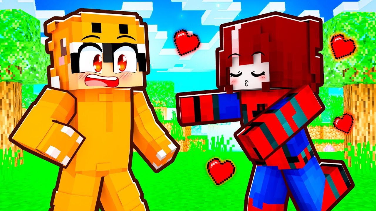 Dating My SUPERHERO BULLY GIRLFRIEND in Minecraft!