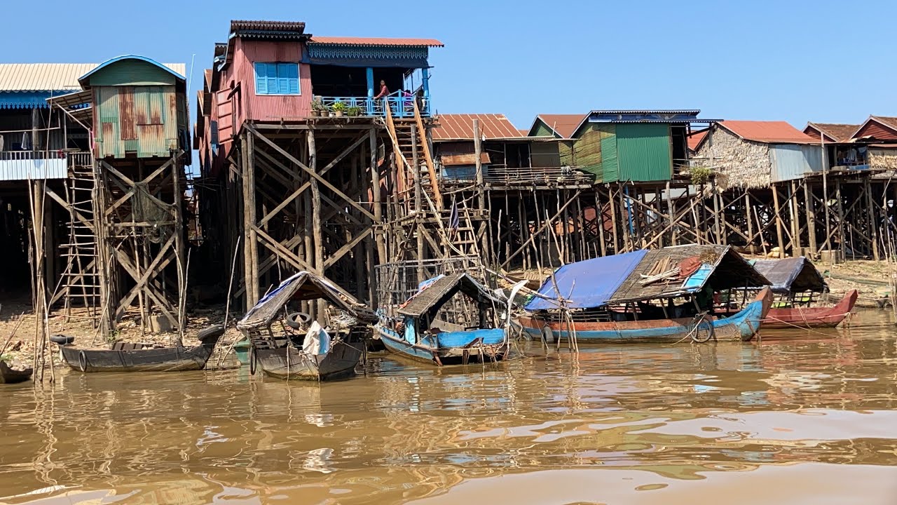 Cambodia Stilt Housing and Floating Village Tour YouTube