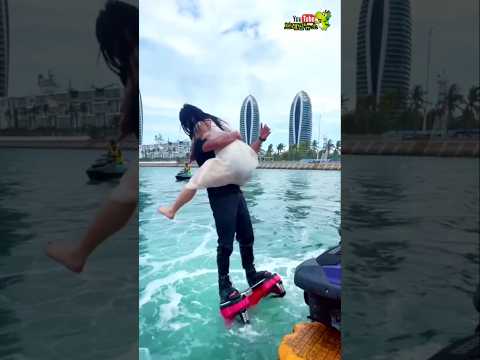 원피스 입고 물속으로 뛰어들더니 생긴 일 ㄷㄷ thumbnail
