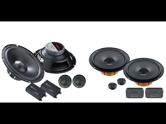 Test and compare Nakamichi nse-cs1617 vs. Hertz dsk165.3 - YouTube