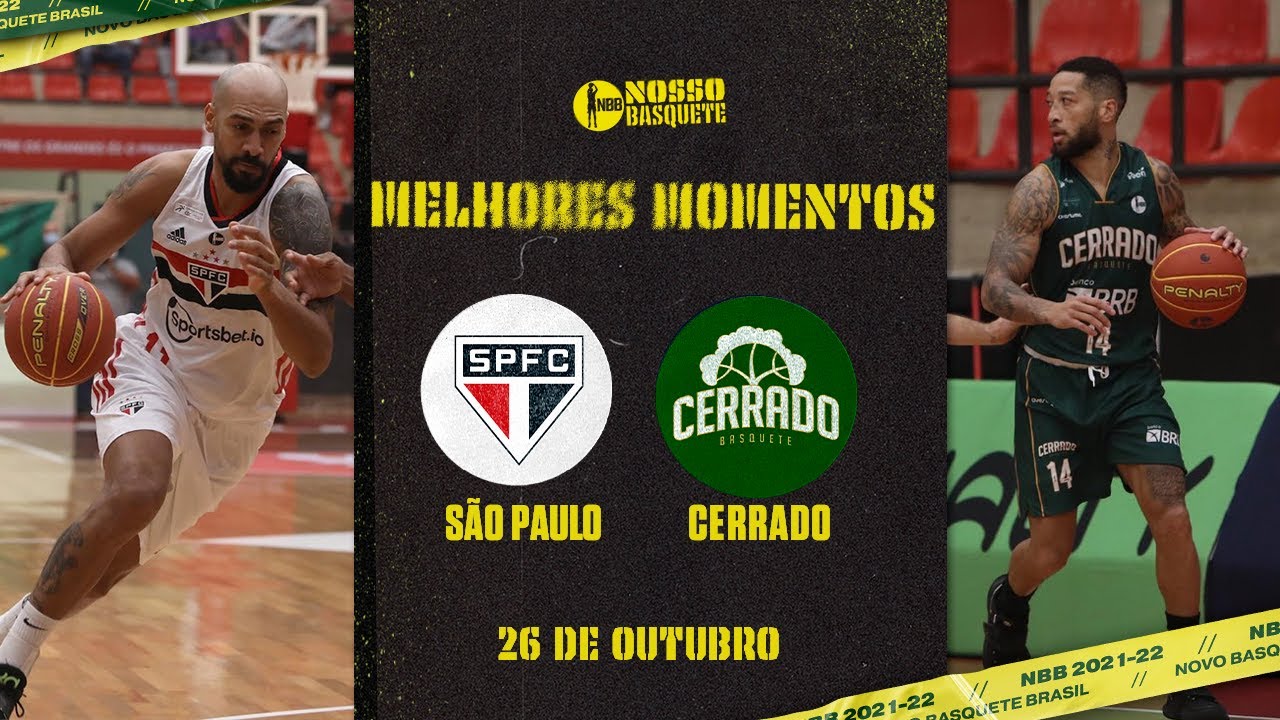 São Paulo vence o Cerrado Basquete e assume a liderança do NBB
