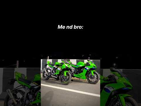 Ladkiyan vs Ladke: Same outfit vs Same bike! 🏍️ #zx6r #relatable #biker #freindship #bikeedits