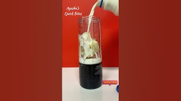 Portable Blender Banana Milkshake #asmr  #shorts