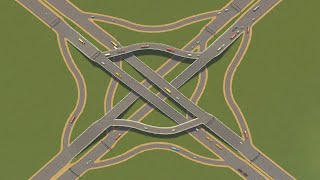 Free-Flow Two Level Interchange