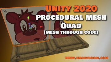 Procedural Mesh Quad (mesh thru code) Unity 2020
