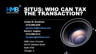 Situs: Who Can Tax the Transaction