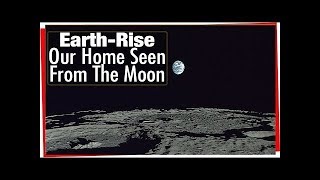 Earthrise - Planet Earth Seen From The Moon - Real Time Journey Across The Lunar Surface