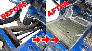 How to: Repair/Replace Rusty Floor in Vehicle  Complete Guide, Start to Finish