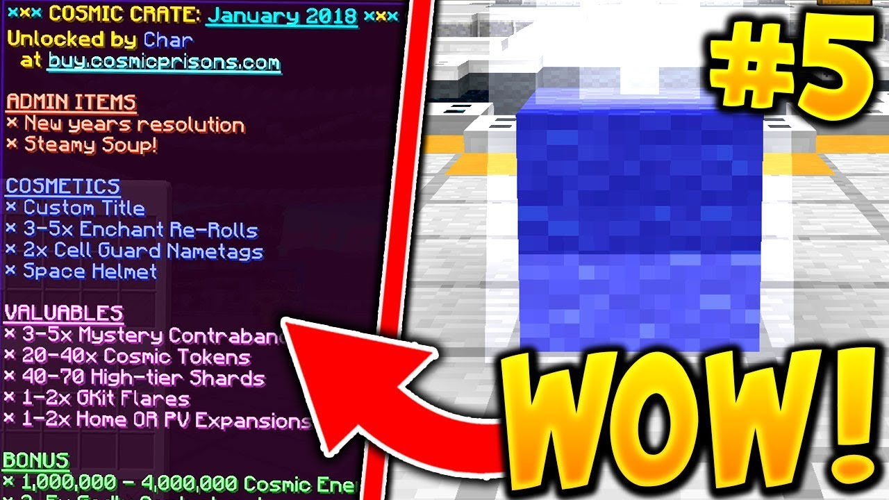 JANUARY COSMIC CRATE OPENING! | COSMIC Prisons #5 (Ulu Planet)