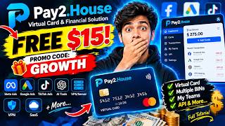 How to Get Virtual Cards for Facebook Ads & Google Ads | Pay2.House screenshot 3